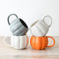 Speckled White Pumpkin Mug