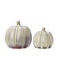 Beige Ceramic Pumpkins