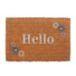 Natural Spring Floral Hello Doormat