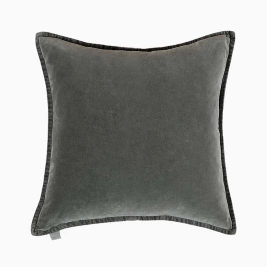 Olive Green Velvet Cushion