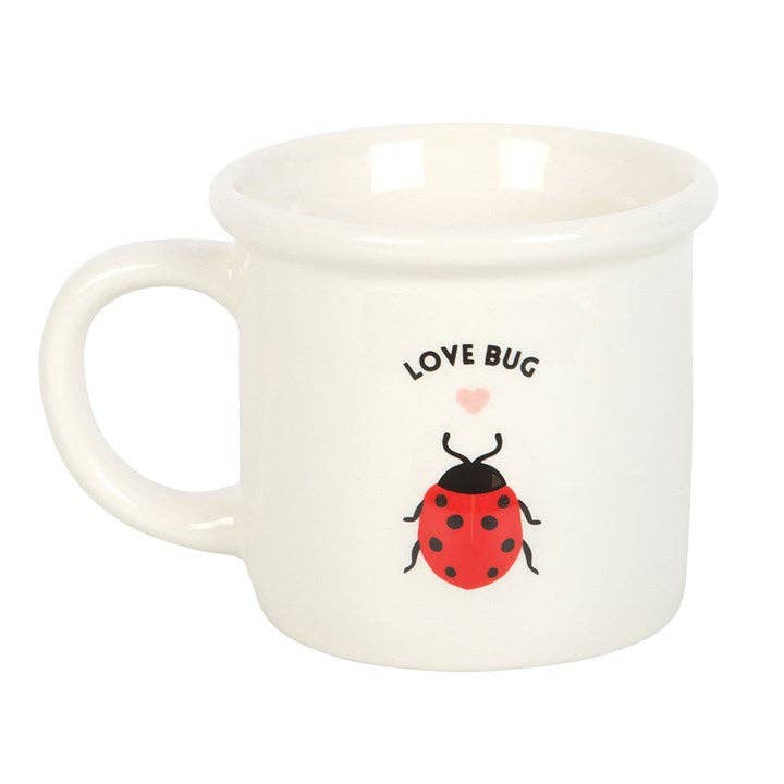 Love Bug Valentine's Day Mug with 3D Ladybug