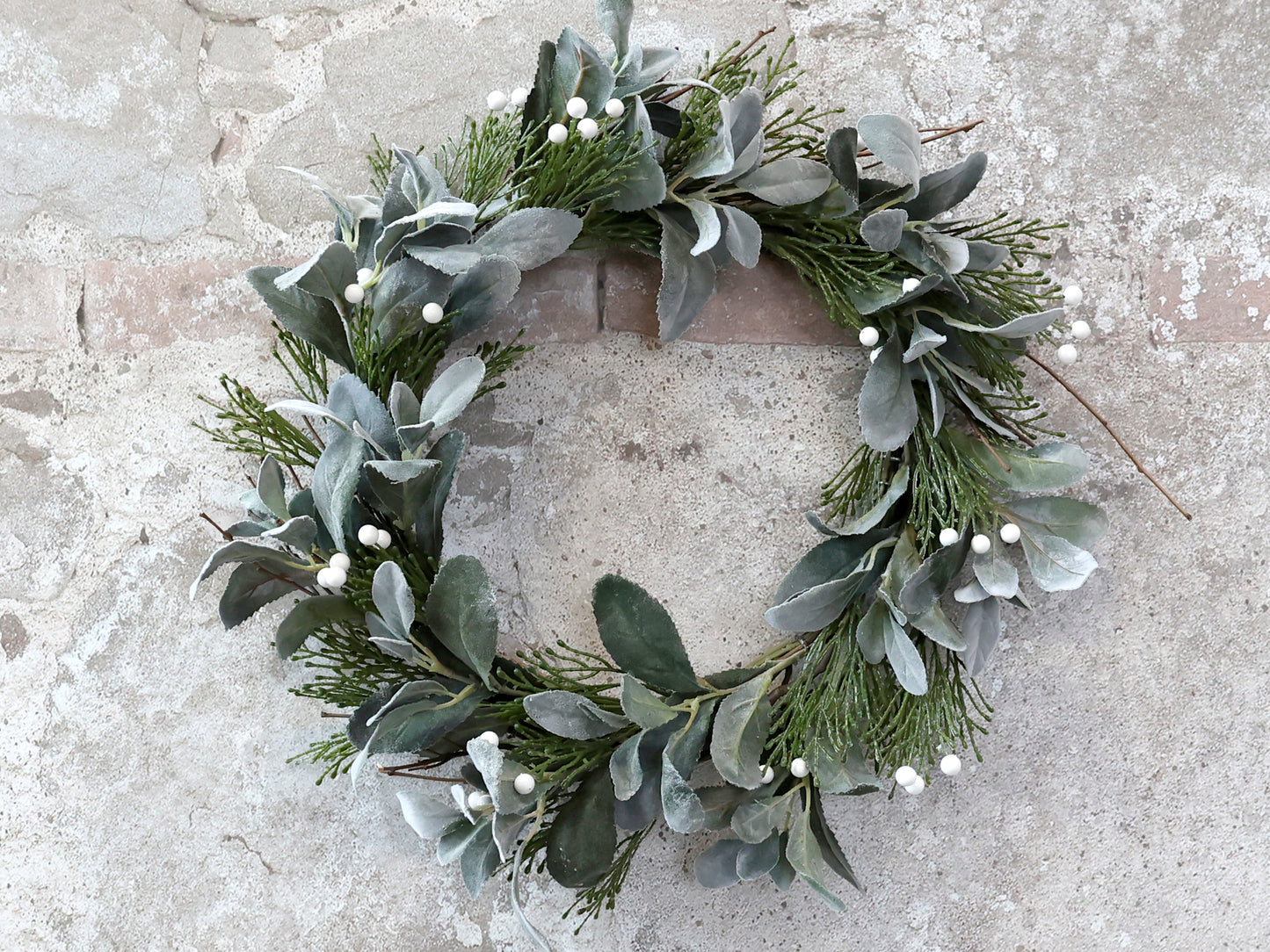 Berry Fir Faux Wreath