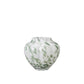 Green Speckle Glass Vase 