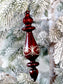 Cherry Red Glass Tree Ornament