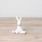 Matte White Bunny Ornament