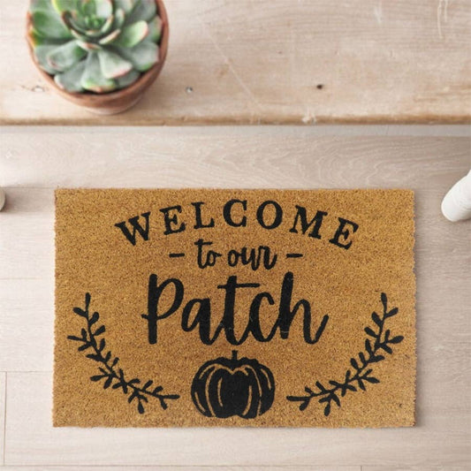 Welcome To Our Patch Doormat, 60cm