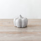 White Ceramic Pumpkin 