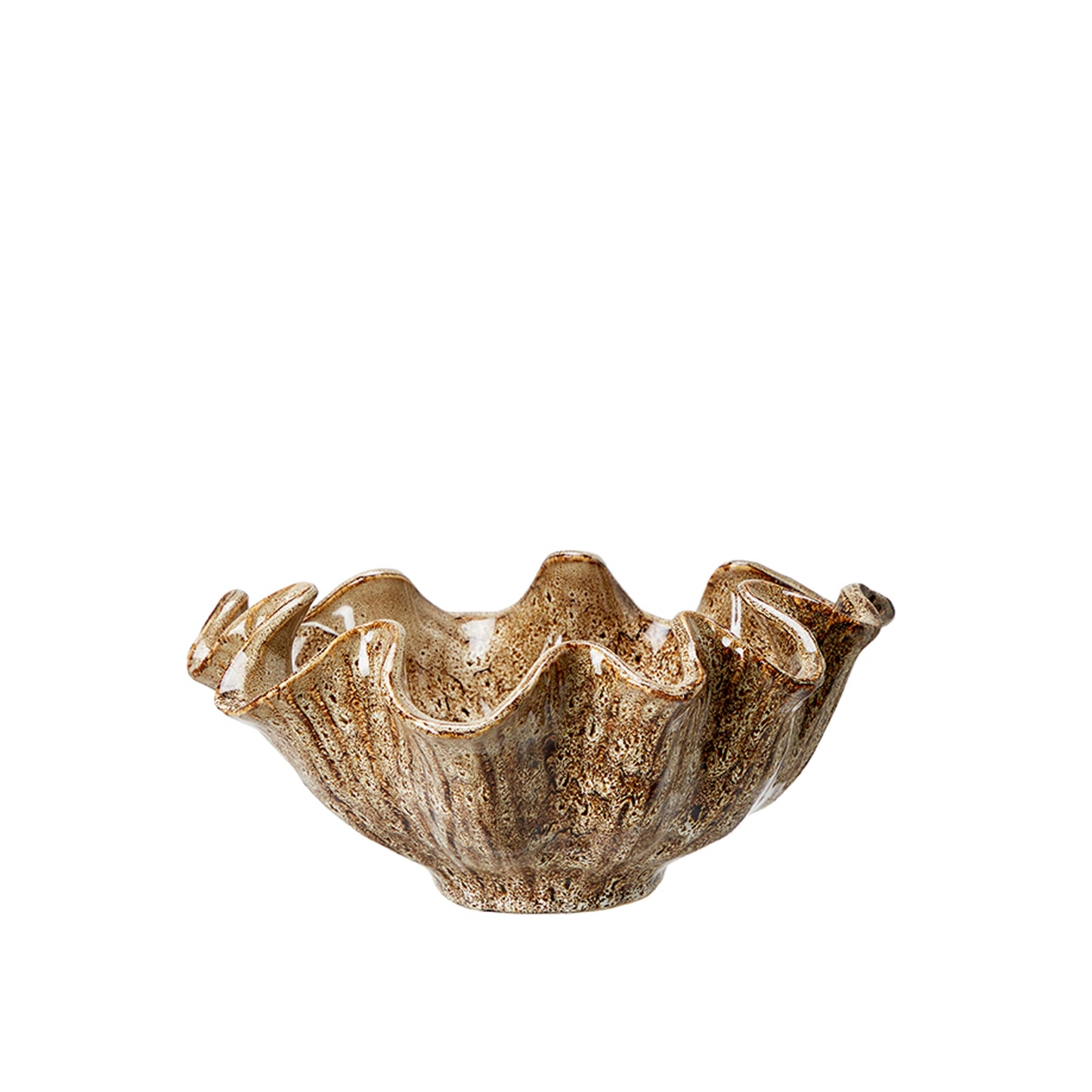 Brown Wave Decorative Bowl