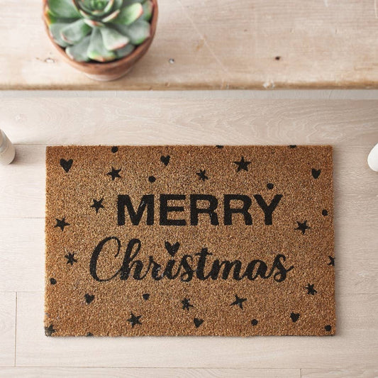 Coir Doormat, Merry Christmas