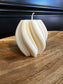 Swirl Round Candle