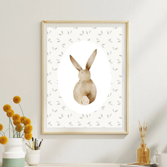 Woodland Bunny Tail Print