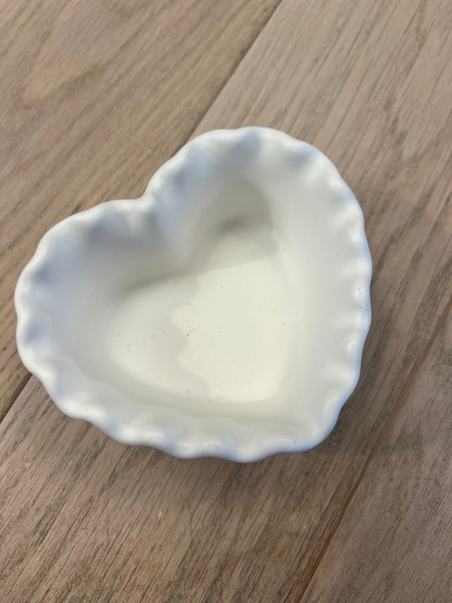 Wave Heart Stoneware Dish