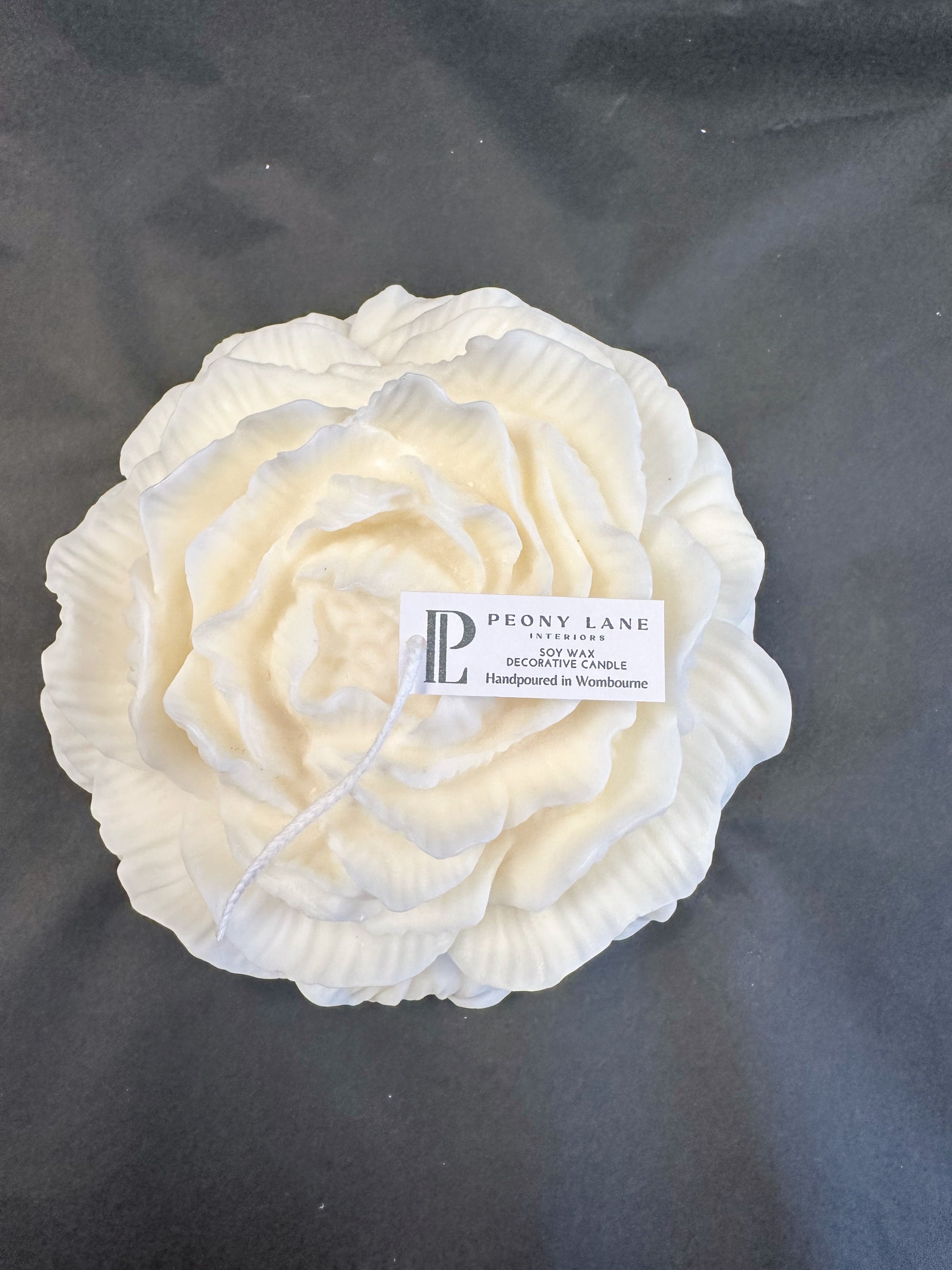 XL Peony Decorative Candle