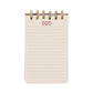 A Dopo Hearts Twin Wire Notepad