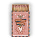 A Dopo Boxed Matches "Hearts" Set Of 75 Matches