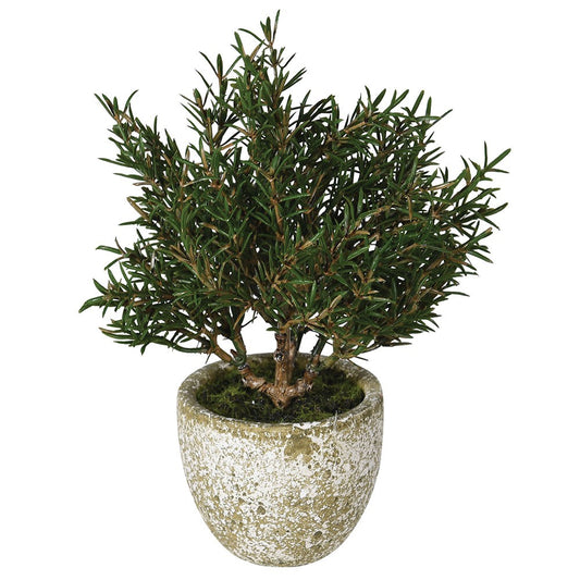 Small Rosemary Potted Faux Plant