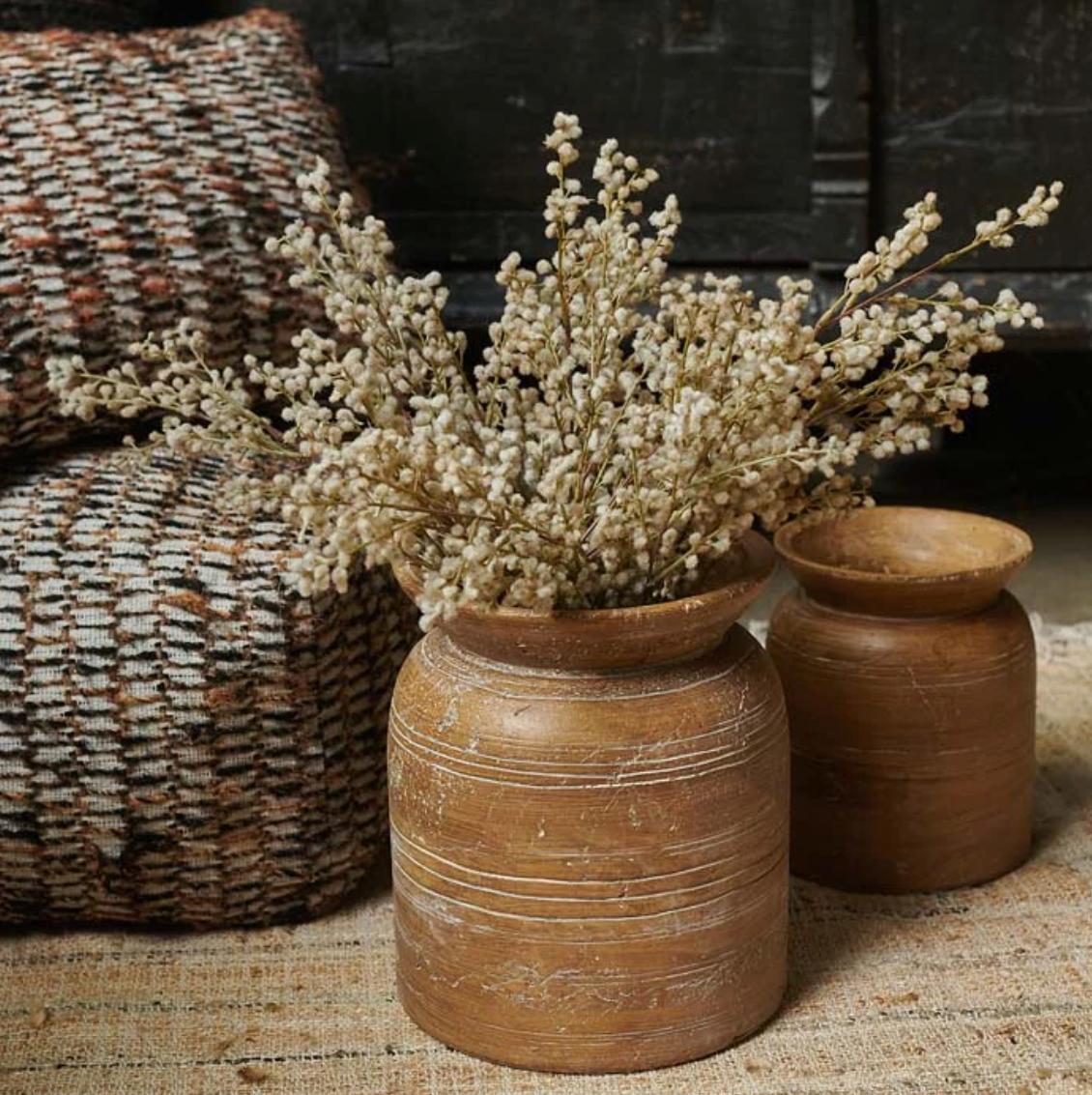 Rustic Brown Vase