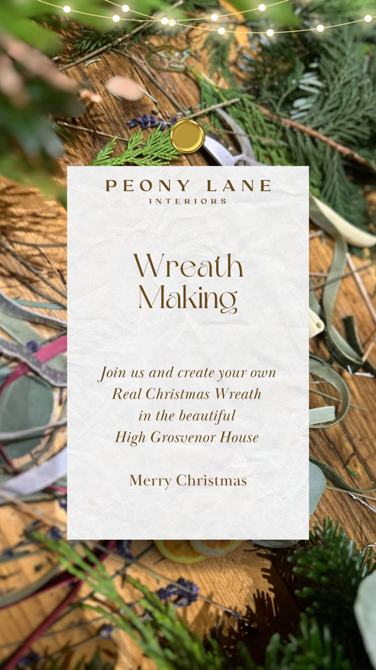 Peony Lane Presents Christmas Wreath Making