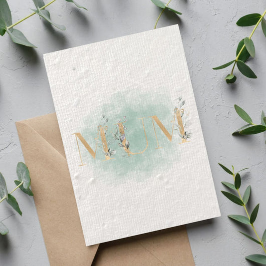 Mum Plantable Card