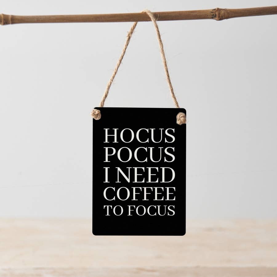 Hocus Pocus Mini Metal Sign