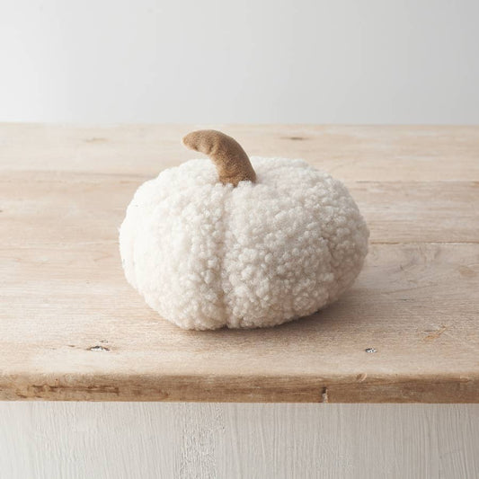 White Sherpa Pumpkin Large