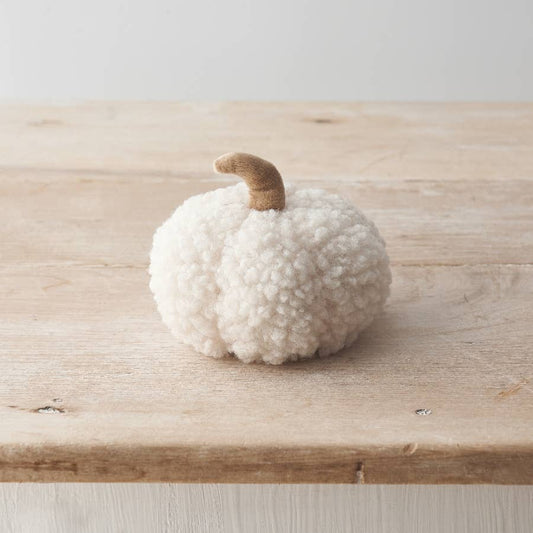 White Sherpa Pumpkin Medium